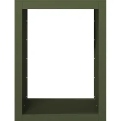 vidaXL Tilbehør Til Brændeovne & Pejse^brændestativ 60x40x80 cm stål grøn