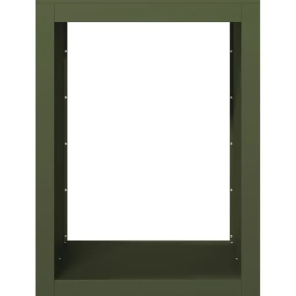 vidaXL Tilbehør Til Brændeovne & Pejse^brændestativ 60x40x80 cm stål grøn