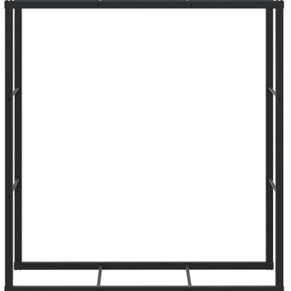 vidaXL Tilbehør Til Brændeovne & Pejse^brændestativ 110x30x116 cm stål sort