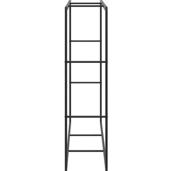 vidaXL Tilbehør Til Brændeovne & Pejse^brændestativ 110x30x116 cm stål sort