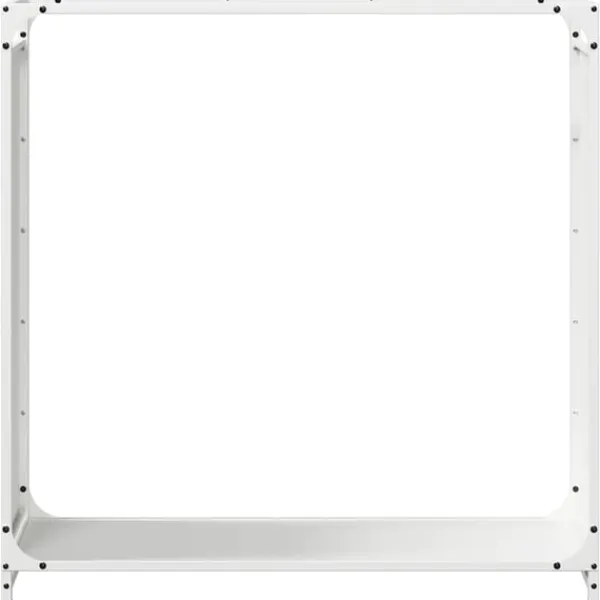 vidaXL Tilbehør Til Brændeovne & Pejse^brændestativ 90x28x90 cm koldvalset stål hvid