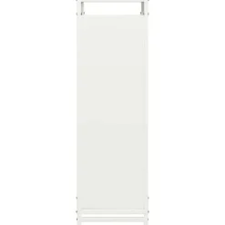 vidaXL Tilbehør Til Brændeovne & Pejse^brændestativ 90x28x90 cm koldvalset stål hvid