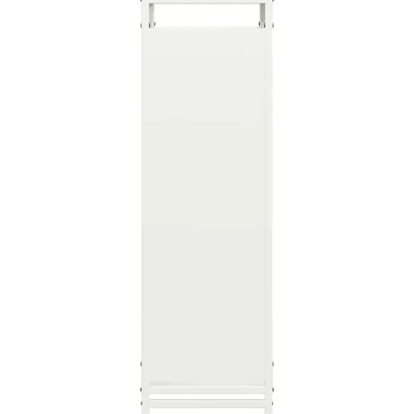 vidaXL Tilbehør Til Brændeovne & Pejse^brændestativ 90x28x90 cm koldvalset stål hvid