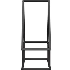 vidaXL Tilbehør Til Brændeovne & Pejse^brændestativ 50x25x60 cm koldvalset stål sort