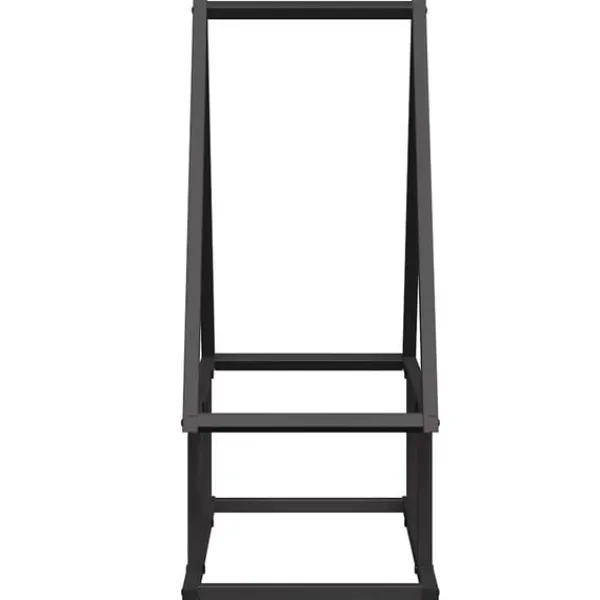 vidaXL Tilbehør Til Brændeovne & Pejse^brændestativ 50x25x60 cm koldvalset stål sort