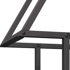 vidaXL Tilbehør Til Brændeovne & Pejse^brændestativ 50x25x60 cm koldvalset stål sort