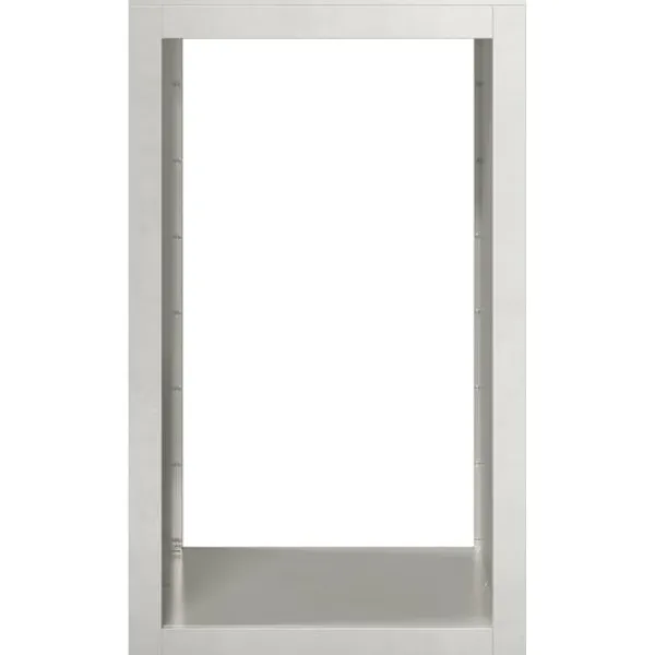 brændestativ 60x40x100 cm rustfrit stål Tilbehør Til Brændeovne & Pejse