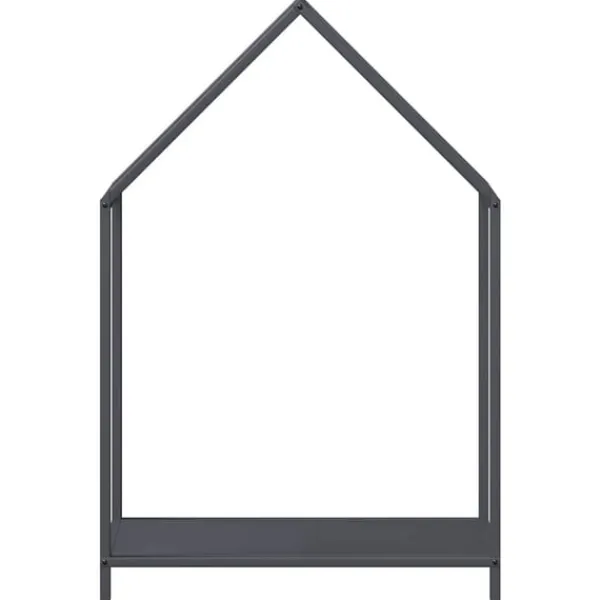 New brændestativ 60x25x90 cm koldvalset stål antracitgrå Tilbehør Til Brændeovne & Pejse
