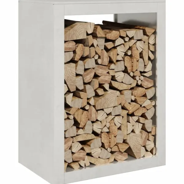 vidaXL Tilbehør Til Brændeovne & Pejse^brændestativ 60x40x80 cm rustfrit stål