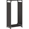 Discount brændestativ 44x28x90 cm koldvalset stål sort Tilbehør Til Brændeovne & Pejse