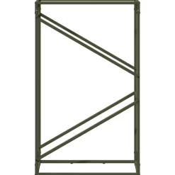 vidaXL Tilbehør Til Brændeovne & Pejse^brændestativ 60x25x100 cm koldvalset stål olivengrøn