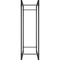 vidaXL Tilbehør Til Brændeovne & Pejse^brændestativ 80x28x86 cm stål matsort - Brændekurve