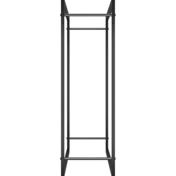 vidaXL Tilbehør Til Brændeovne & Pejse^brændestativ 80x28x86 cm stål matsort - Brændekurve