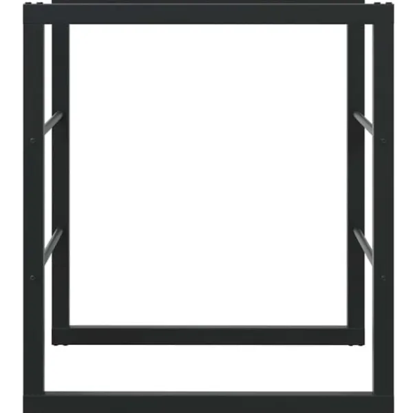 vidaXL Tilbehør Til Brændeovne & Pejse^brændestativ 55x30x61 cm stål sort