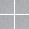 vidaXL Havedekorationer^Checker plader 4 pcs Sølv 30 x 30 cm Aluminium