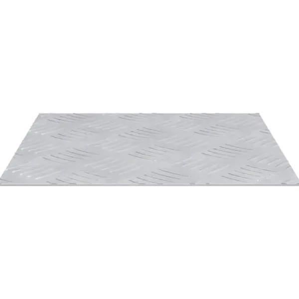 Discount Checker plader 4 pcs Sølv 30 x 30 cm Aluminium Havedekorationer