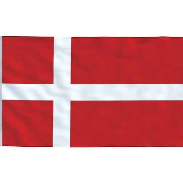 vidaXL Flag & Vindposer^Danmark flag og flagstang 6,23 m aluminium - Flag & vimpler