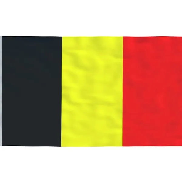 vidaXL Flag & Vindposer^det belgiske flag 90x150 cm - Flag & vimpler
