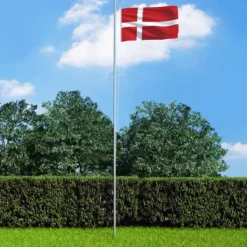 vidaXL Flag & Vindposer^det danske flag 90x150 cm - Flag & vimpler