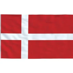 vidaXL Flag & Vindposer^det danske flag 90x150 cm - Flag & vimpler
