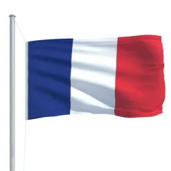 vidaXL Flag & Vindposer^det franske flag 90x150 cm