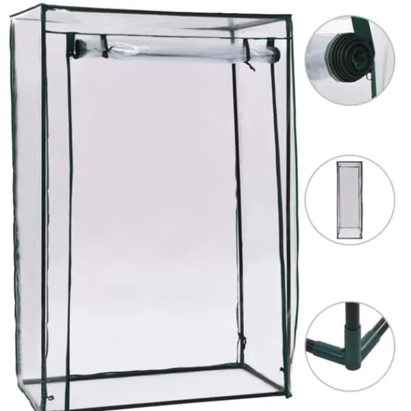 vidaXL Drivhus^drivhus 102 x 52 x 150 cm - Drivhuse