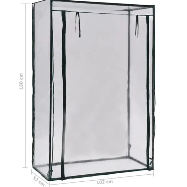 vidaXL Drivhus^drivhus 102 x 52 x 150 cm - Drivhuse