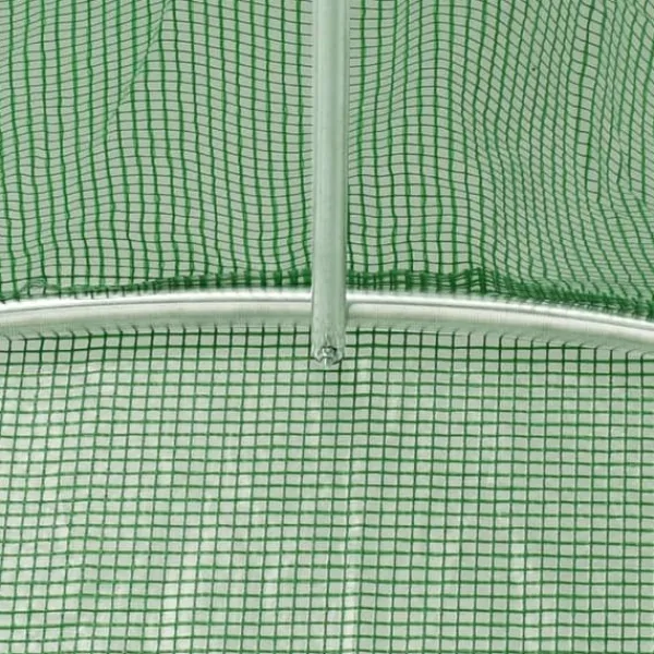 vidaXL Drivhus^drivhus med stålstel 6 m² 3x2x2 m grøn - Drivhuse