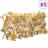 Discount espalierer med kunstige ahornblade 5 stk. 180x30 cm orange - Havehegn Buer, Spalier, Lysthuse Uden Tag