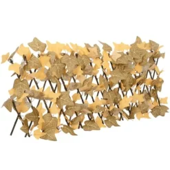 Discount espalierer med kunstige ahornblade 5 stk. 180x30 cm orange - Havehegn Buer, Spalier, Lysthuse Uden Tag