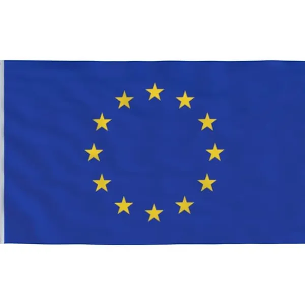 vidaXL Flag & Vindposer^Europaflag og flagstang 6,23 m aluminium - Flag & vimpler