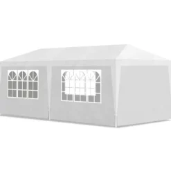 vidaXL Telte & Lysthuse^festtelt 3 x 6 m hvid - Festtelte & havepavilloner