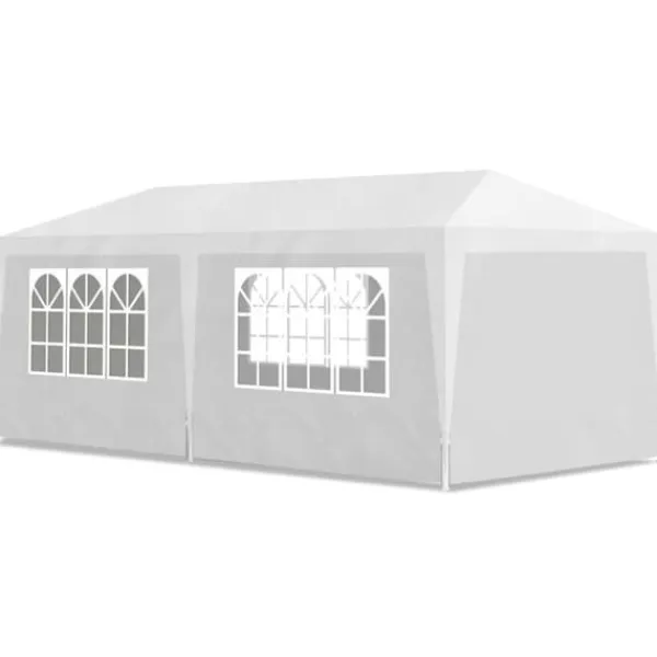 vidaXL Telte & Lysthuse^festtelt 3 x 6 m hvid - Festtelte & havepavilloner