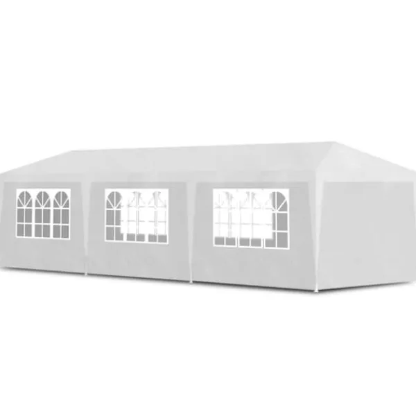 Outlet festtelt 3 x 9 m hvid - Festtelte & havepavilloner Telte & Lysthuse
