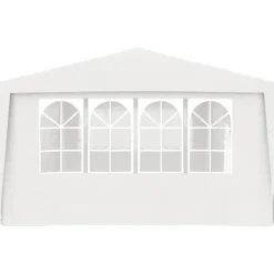 vidaXL Telte & Lysthuse^festtelt med sidevægge 4x9 m 90 g/m² hvid - Festtelte & havepavilloner