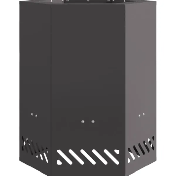 Online Fire Pit Black 38 x 38 x 51 cm Cold-rolled steel Pejse