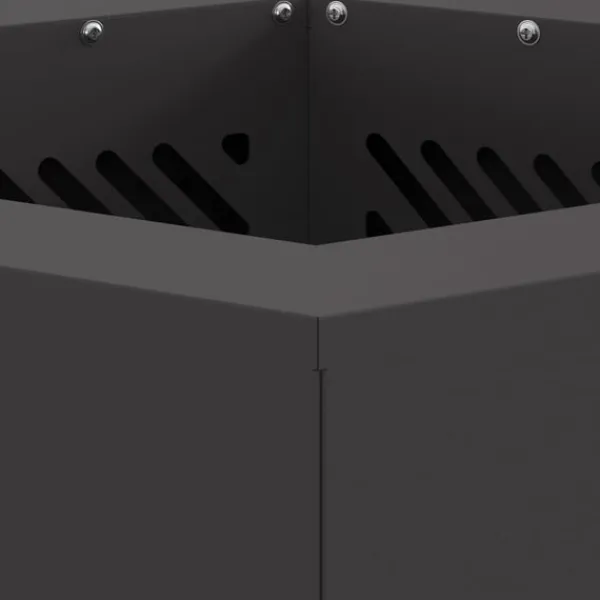 Online Fire Pit Black 38 x 38 x 51 cm Cold-rolled steel Pejse