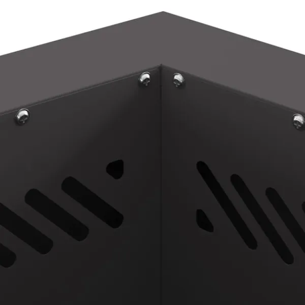 Online Fire Pit Black 38 x 38 x 51 cm Cold-rolled steel Pejse