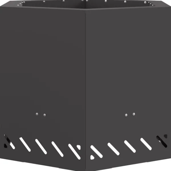 Best Fire Pit Black 58 x 58 x 51 cm Cold-rolled steel Pejse