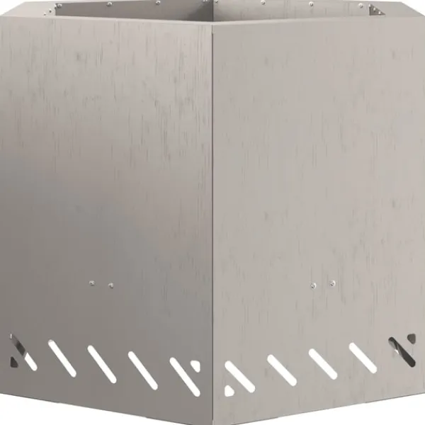 Fire Pit Brown 58 x 58 x 51 cm Weathering steel Pejse