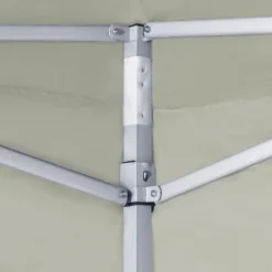 Best foldbart telt med 2 vægge 3 x 3 m cremefarvet - Festtelte & havepavilloner Telte & Lysthuse