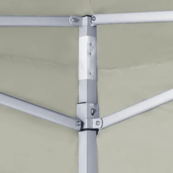 Best foldbart telt med 2 vægge 3 x 3 m cremefarvet - Festtelte & havepavilloner Telte & Lysthuse