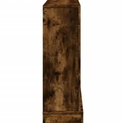 New forsats til pejs 100x30x87,5 cm konstrueret træ røget eg Pejse