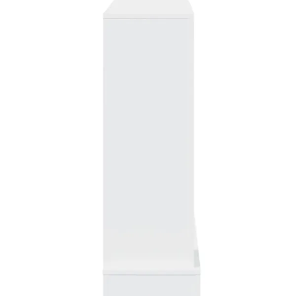 vidaXL Pejse^forsats til pejs 100x30x87,5 cm konstrueret træ hvid