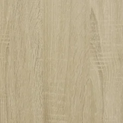 Clearance forsats til pejs 100x20x100 cm konstrueret træ sonoma-eg Pejse