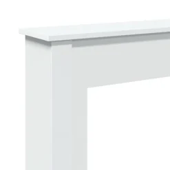 vidaXL Pejse^forsats til pejs 75x20x87,5 cm konstrueret træ hvid