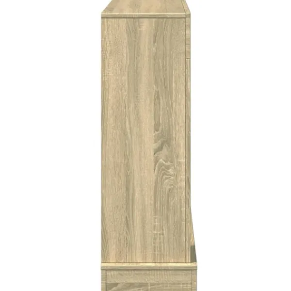 Outlet forsats til pejs 100x30x87,5 cm konstrueret træ sonoma-eg Pejse