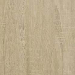 vidaXL Pejse^forsats til pejs 75x20x87,5 cm konstrueret træ sonoma-eg