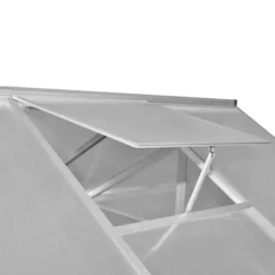 vidaXL Drivhus^forstærket drivhus med bundramme 4,6 m² aluminium - Drivhuse