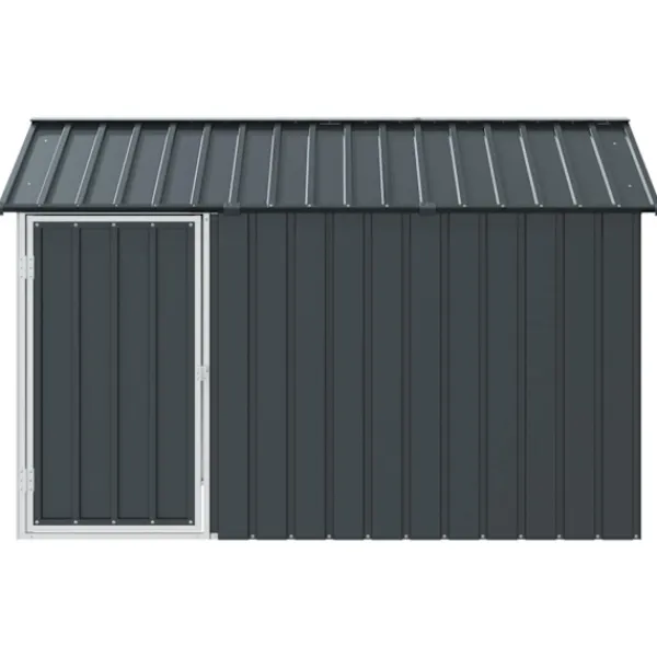 Fuglebur Antracit 215 x 112 x 141 cm Galvaniseret stål Skure, Garager & Carports
